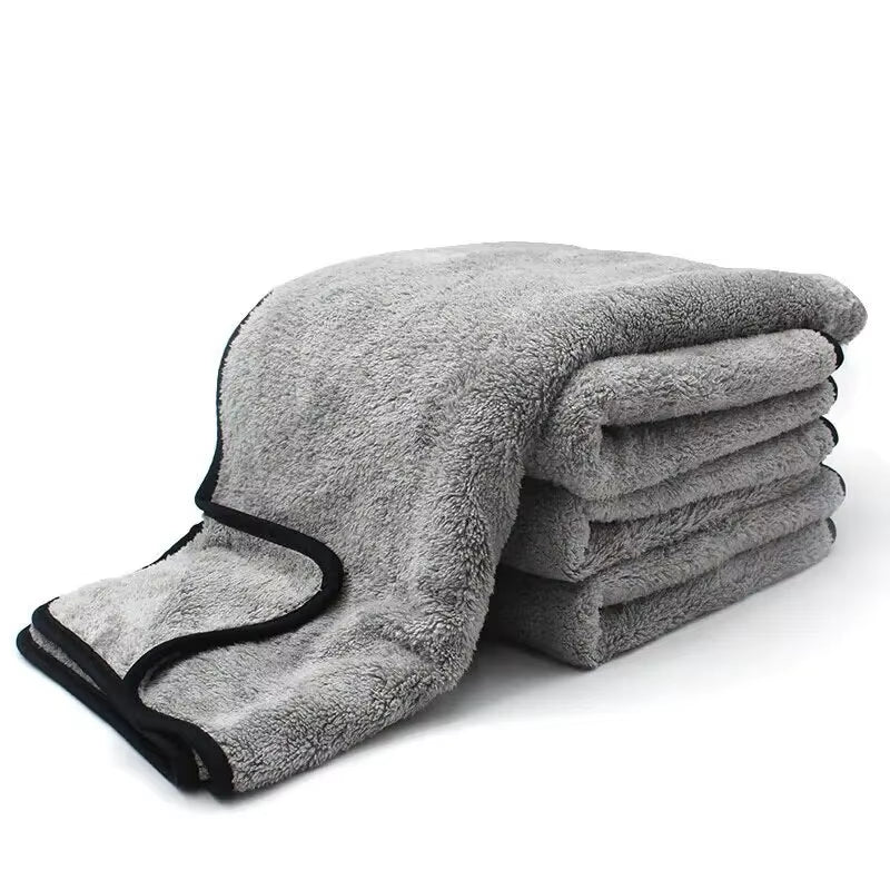 Microfiber Towel 75*35Cm Car Wash Cloth Auto Cleaning Door Window Care Thick Strong Water Absorption Dry Cloth for Car Detailing