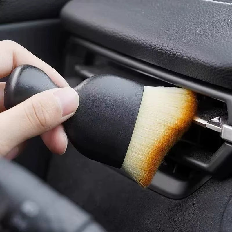 6Pcs Car Wash Care Detailing Brush Set,For Cleaning Wheels, Dashboards, Vents and More,Car Cleaning Brushes, Car Accessories