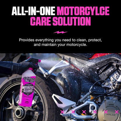 Kit Nettoyage Moto De Base - Kit Entretien Moto Pour Le Nettoyage Des Motos- Comprend Un Nettoyant Moto, Protection Moto Et Plus, Clear, Taille Unique